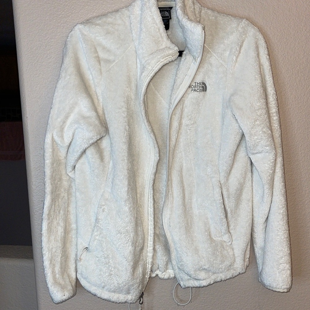 EUC The North Face Soft Fuzzy Fleece Zip-up Jacket